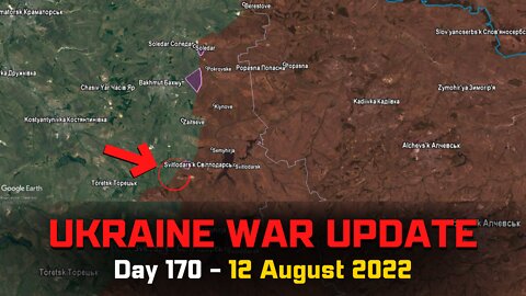 Ukraine War [12 August] - Russian troops capture Zaitseve, Ukrainians repel attacks on Siversk Front
