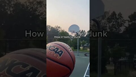 POV basketball How it feels to dunk #shorts #basketball #dunk