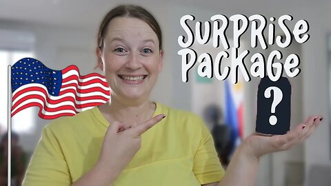 SURPRISE PACKAGE FROM AMERICA | What did we get????