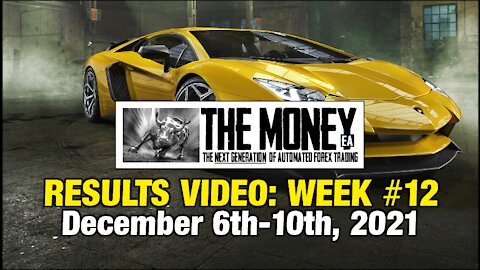 "The Money" Expert Advisor: Week #12 Stats, Dec 6th-10th, 2021. #1 Forex EA / FX Trading Robot.