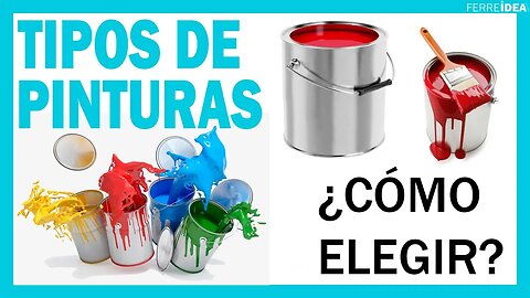 ¿Qué TIPOS de PINTURAS Existen? 👉 ¿Cuales son sus USOS mas Comunes? 🎨