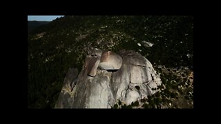 Sugar loaf in Tahoe. Drone view [Trad 5.7R - 5.11b] 15 Climbing Routes. [4k][HDR][OC]
