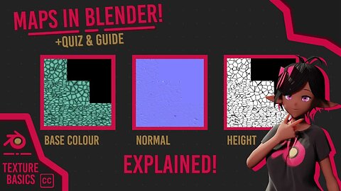 WHAT THE HECK IS A MAP?! Maps in 3D Explained! - Blender Texture Basics