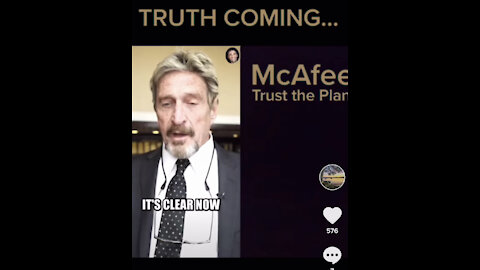 TSVN107 7.2021 John McAfee Truth Coming Trust The Plan