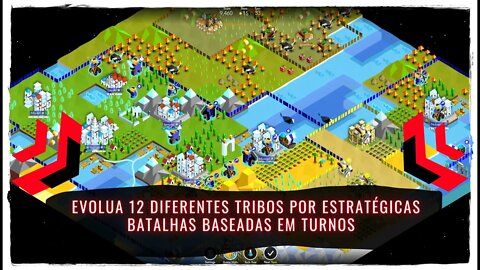 The Battle of Polytopia - Evolua 12 Diferentes Tribos por Estratégicas Batalhas Baseadas em Turnos