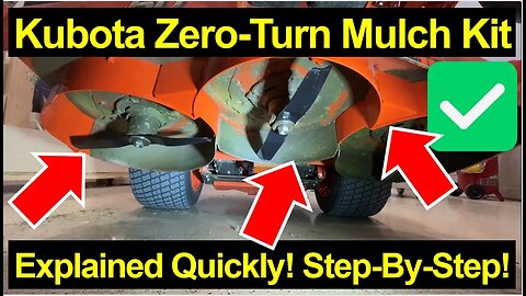 Install Mulch Kit on a Kubota Zero-Turn Mower z781i