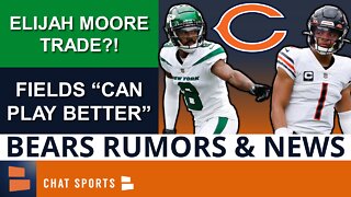 Chicago Bears Rumors: Elijah Moore Trade? Justin Fields Says "I Can Play Better" vs. Patriots
