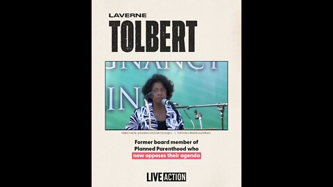 Laverne Tolbert: Pro-Life Leader