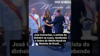 Deputado que foi pego com dinheiro na cueca recebe Mérito da Marinha do Brasil