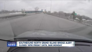 Another Grand Island bridge closure this weekend