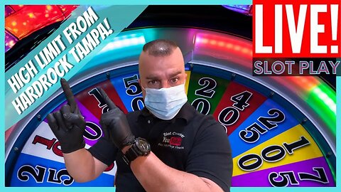 🔴LIVE! High Limit Room Tampa Hardrock Slot Play!