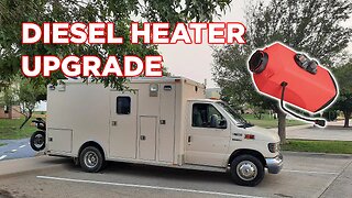 Ambulance Conversion Diesel Heater UPGRADE With 60 Gallon Fuel Tank | Building The Campulance