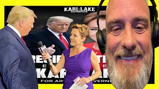 Kari Lake Interviews Trump Reaction