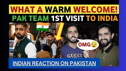 INDIAN REACTION ON PAK TEAM WELCOME BY INDIA|| INDIAN ON PAKISTAN PUBLIC REACTION