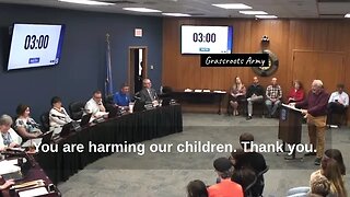 Grandfather PELTS The School Board For Grooming And Indoctrinating Kids