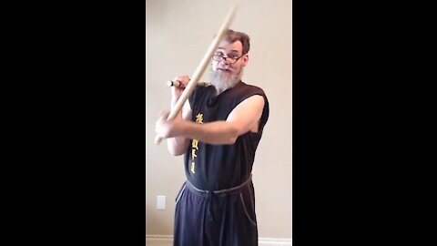 KALI SOLITAIRE STICK TRAINING LESSON 4 WITH JKD SIFU MIKE GOLDBERG