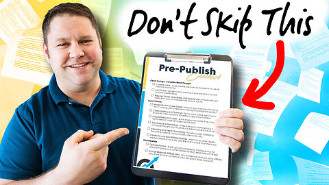 The Pre-Publish Checklist You Should Use for Every Blog Post