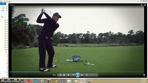 Gary Player's New Swing Like Tom Watson's - Inside UP AND UNDER. Not flat and around!