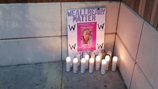 Candlelight Vigil for Dasia Johnson #dasiajohnson Atlantic Avenue & Lynwood BKNY @warm_nyc 9/28/22