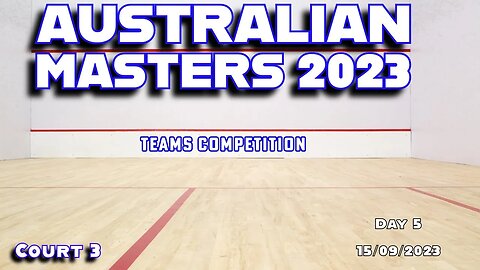 Australian Masters Squash Teams Championships | CRT 3 | DAY 5