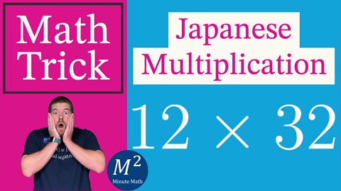 Japanese Multiplication with Lines | 12•32 | Minute Math Tricks - Part 61 #shorts