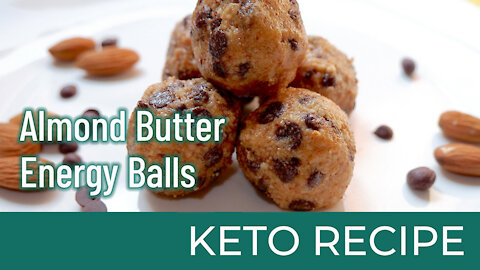 Almond Butter Energy Balls | Keto Diet Recipes