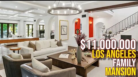 Touring $11,000,000 Los Angeles Family Mansion