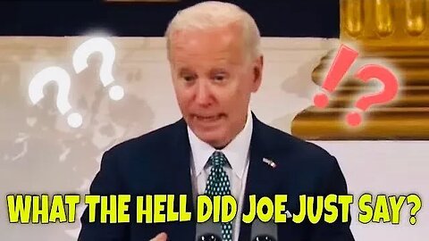 What the Hell did Joe Just Say??? Lick the World?