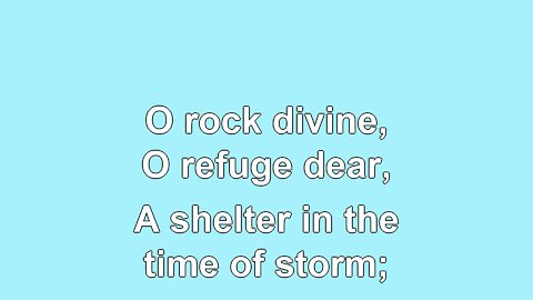 A Shelter in the Time of Storm Verse 4