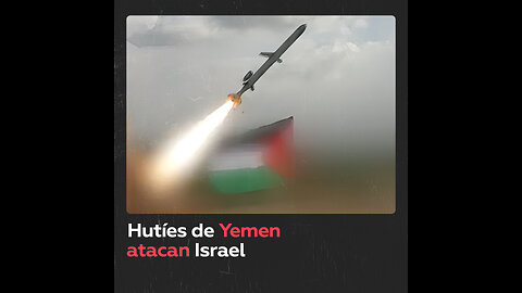 Los hutíes de Yemen muestran un ataque masivo con cohetes contra Israel