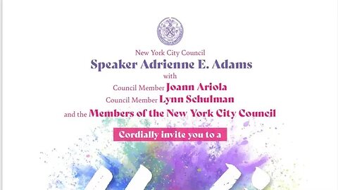 #holi #holi2023 #holicelebration inside city council 3/12/23 ariola/schulman/gennaro/spkr a.adams