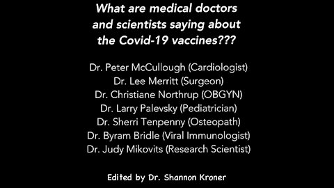 What are medical doctors saying about the Covid-19 vaccine?