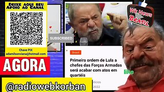 Urgente! Lula quer acabar com manifestações no QG