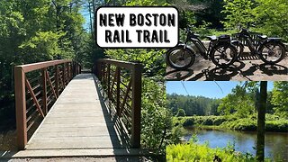 New Boston Conservation Rail Trail ~ Bike Ride ~ 2023