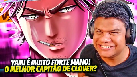 REAGINDO a YAMI SUKEHIRO (Black Clover) | MESTRE DA ESCURIDÃO | React Anime Pro