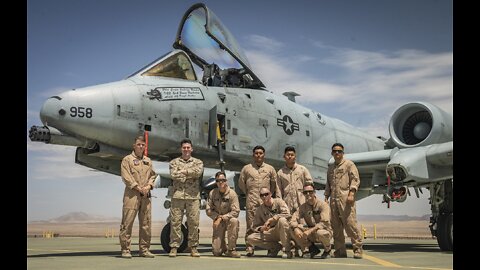 Marines refuel U.S. Air Force A-10 Warthogs