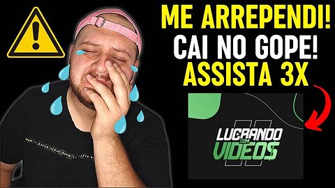 🔴Lucrando Com Videos FUNCIONA? (( ⚠️ALERTA⚠️)) Lucrando Com Videos Funciona Mesmo? FUI SINCERO 🤦‍♂️