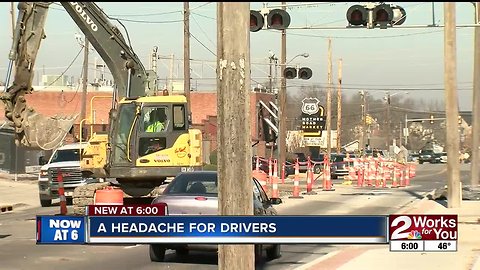 Construction causing headaches in Midtown