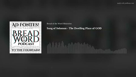 Song of Solomon - The Dwelling Place of GOD