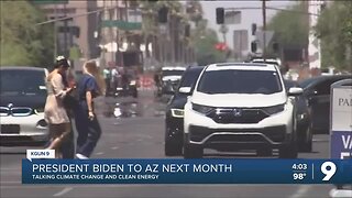 President Biden to visit Arizona to talk about climate change