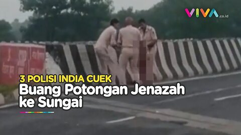 3 Polisi Buang Potongan Tubuh Lansia Berlumur Darah ke Sungai