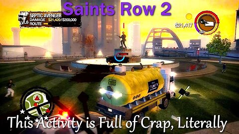 Saints Row 2- With Commentary- Activities/Septic Avenger, Insurance Fraud Again