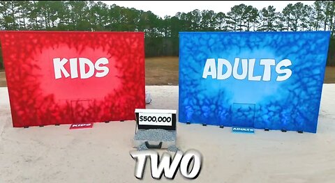 Kids vs Adults who wins 500000 $