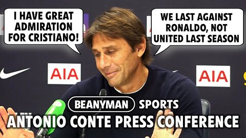 'We lost against RONALDO, not against United last season!' | Man Utd v Tottenham | Antonio Conte