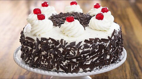 Black Forest Cake Recipe | Homemade Eggless Cake Recipe