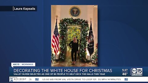 Valley nurse chosen to help decorate the White House for Christmas