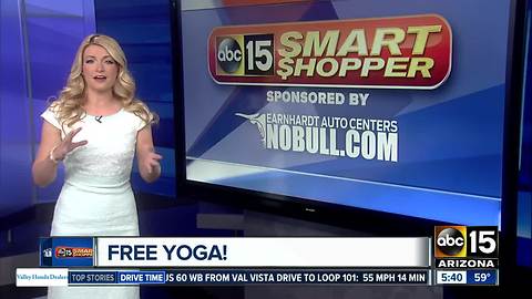 Enjoy an hour of yoga for free