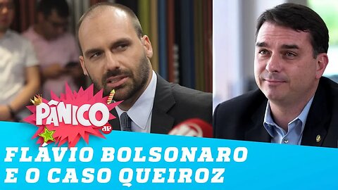 Eduardo Bolsonaro defende Flávio Bolsonaro no caso Queiroz