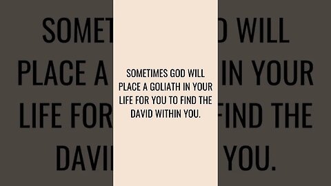 SOMETIMES GOD WILL