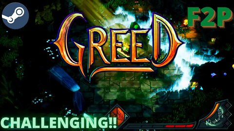 Roguelike Game GREED Playthrough / Gameplay / Grind Game